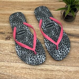 Havaianas Slim flip flops sz 7/8
